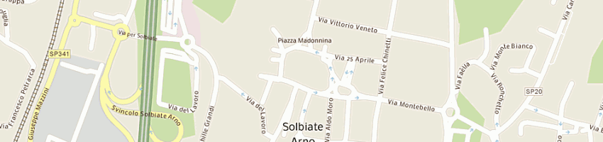 Mappa della impresa officina meccanica carabelli luigi di natale carabelli e c (snc) a SOLBIATE ARNO