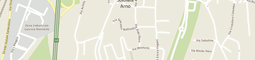 Mappa della impresa dueci (srl) a SOLBIATE ARNO