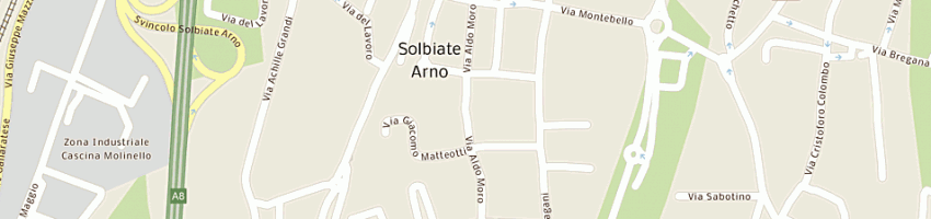 Mappa della impresa franco gianfranco a SOLBIATE ARNO