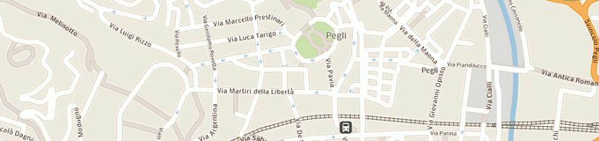 Mappa della impresa info service srl a GENOVA