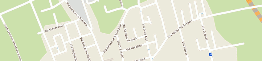 Mappa della impresa edil-commercio srl a CUGGIONO