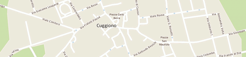 Mappa della impresa caola giuseppina a CUGGIONO