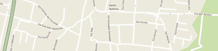 Mappa della impresa bongiorno maria grazia a OGGIONA CON SANTO STEFANO