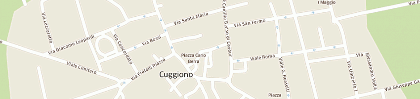 Mappa della impresa ema snc di battioli emanuela e osnaghi giancarlo a CUGGIONO