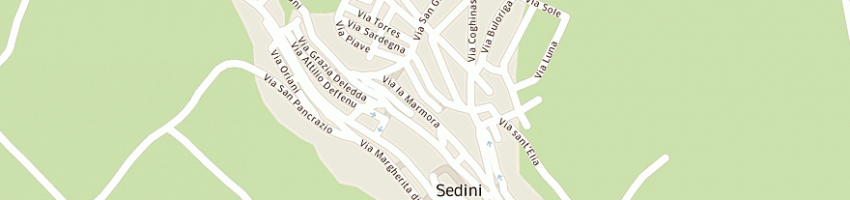 Mappa della impresa depperu gavino a SEDINI