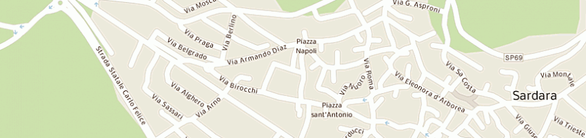 Mappa della impresa pistis carlo a SARDARA
