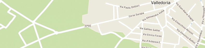 Mappa della impresa centro odontoiatrico - valledoria srl a VALLEDORIA