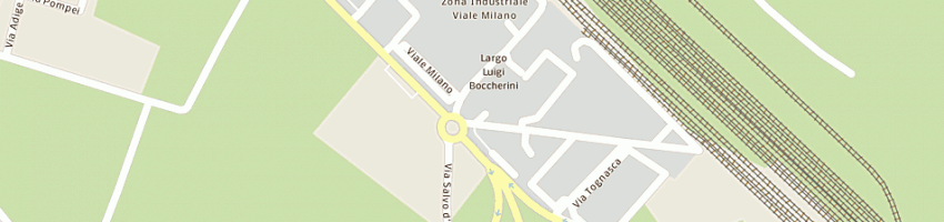 Mappa della impresa elettrica ceriani spa a GALLARATE