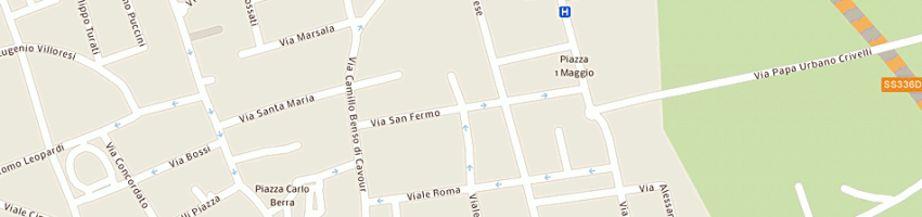 Mappa della impresa ma c o sas di copello adriano e c a CUGGIONO