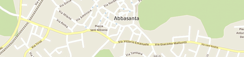 Mappa della impresa comune a ABBASANTA