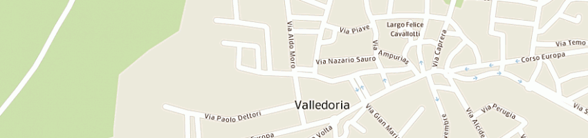 Mappa della impresa pistolesi sabrina a VALLEDORIA