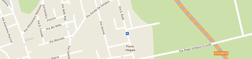 Mappa della impresa sao di guzzini luciano a CUGGIONO