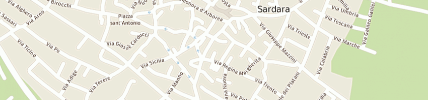 Mappa della impresa comune a SARDARA