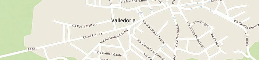 Mappa della impresa contatti internet point a VALLEDORIA