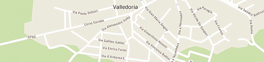 Mappa della impresa piroddi salvatore a VALLEDORIA