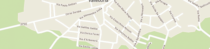 Mappa della impresa cirotto rina a VALLEDORIA