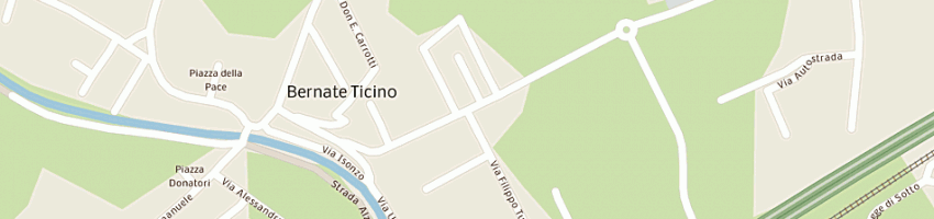 Mappa della impresa officina meccanica fuse' di fuse' antonio e c snc a BERNATE TICINO