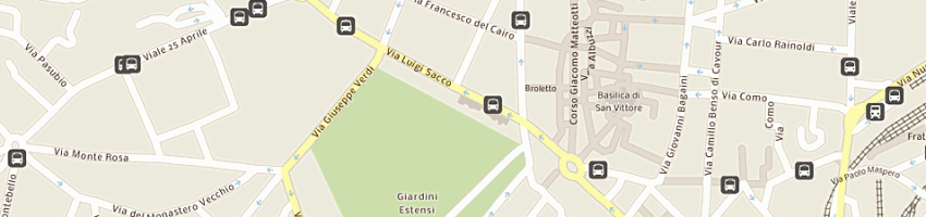 Mappa della impresa amon srl a VARESE