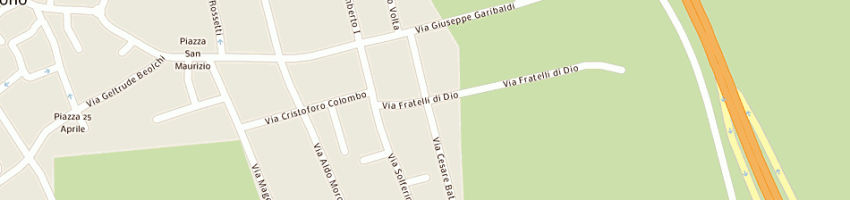 Mappa della impresa bocchi alberto a CUGGIONO