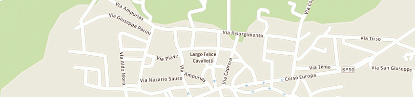 Mappa della impresa pridesa proyectos y servicios sa a VALLEDORIA