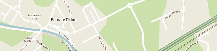 Mappa della impresa baronchelli agostina a BERNATE TICINO
