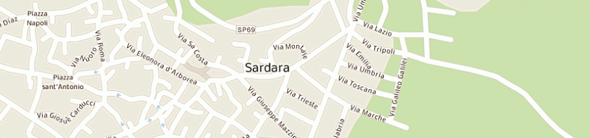Mappa della impresa publinsarda di porcu e c snc a SARDARA