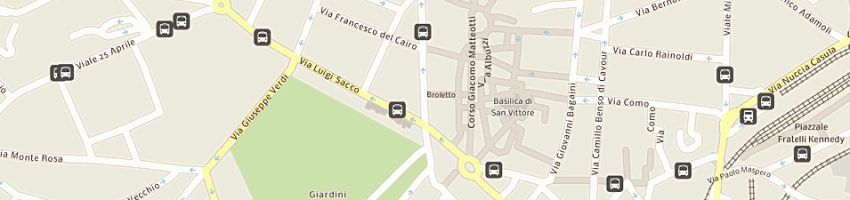 Mappa della impresa caffe' veratti snc di renato zanovello e c a VARESE
