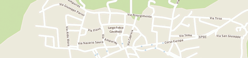 Mappa della impresa obinu antonio a VALLEDORIA