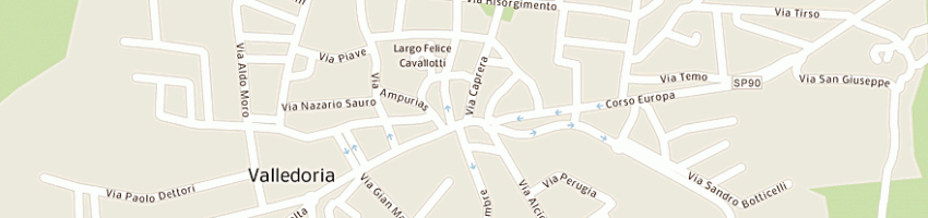 Mappa della impresa due esse v societa' cooperativa arl a SASSARI