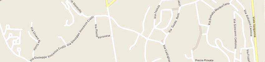 Mappa della impresa asilo infantile e ponti a VARESE