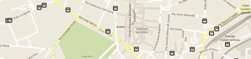 Mappa della impresa d e d srl a VARESE