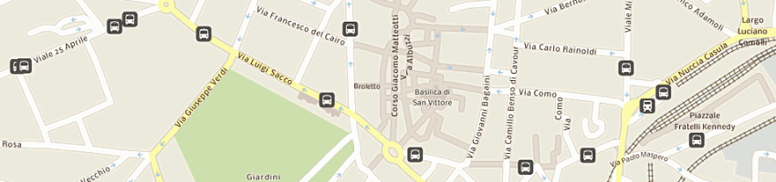 Mappa della impresa chicherio snc di mazzon r e c a VARESE