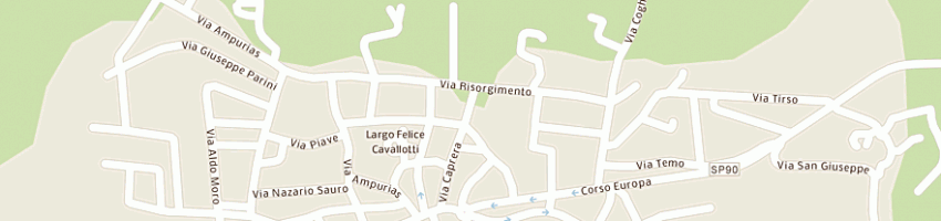 Mappa della impresa parrocchia a VALLEDORIA