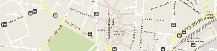 Mappa della impresa turati carlo di turati emilio e vittoria snc a VARESE