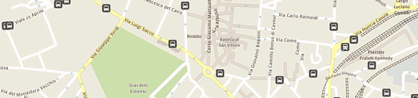 Mappa della impresa ortofrutta snc di lancini fabrizio e c a VARESE