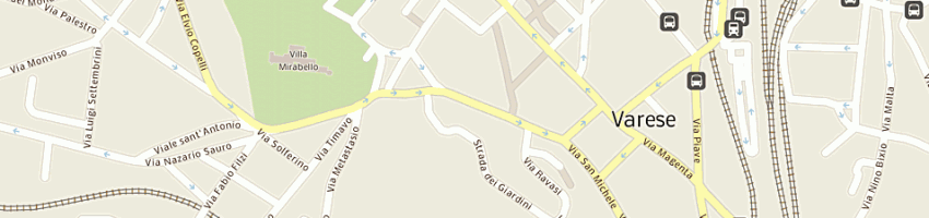 Mappa della impresa motoforniture moro di f pennati e g sartori e c (sas) a VARESE
