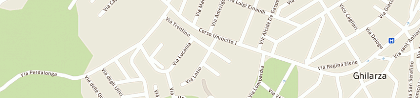 Mappa della impresa falchi giorgio maria a GHILARZA