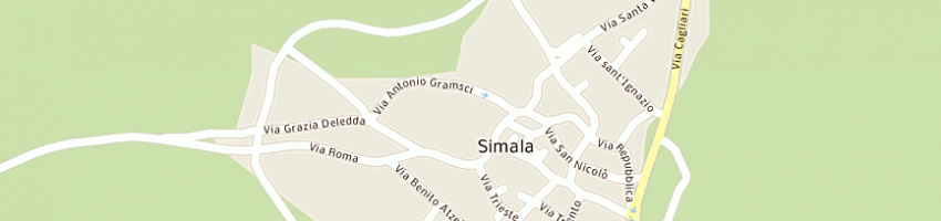 Mappa della impresa pusceddu gianfranco a SIMALA