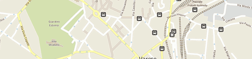 Mappa della impresa panificio piatti di piatti giuseppe e c - snc a VARESE