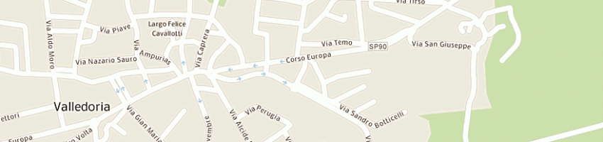Mappa della impresa truddaiu francesca a VALLEDORIA