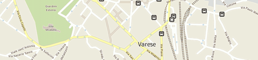 Mappa della impresa ottica vettore di claudio vettore e c snc a VARESE