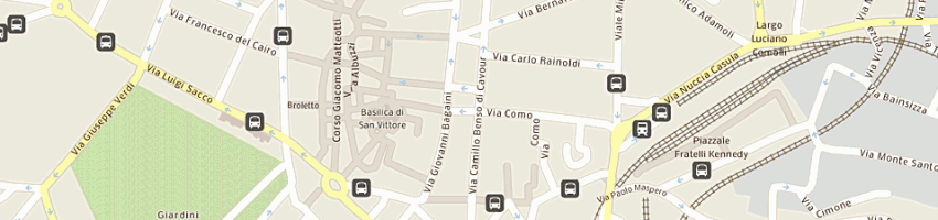 Mappa della impresa piatti alberto a VARESE