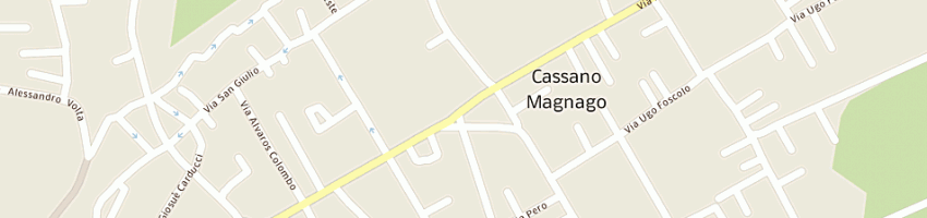 Mappa della impresa achille foglia srl a CASSANO MAGNAGO
