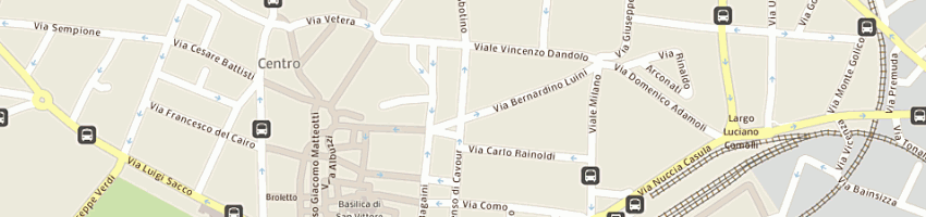 Mappa della impresa immobiliare cavour di fumagalli clara e anna snc a VARESE