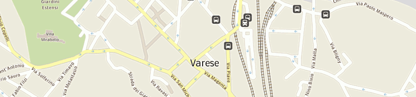 Mappa della impresa varese casa snc di saruggia e rubino a VARESE
