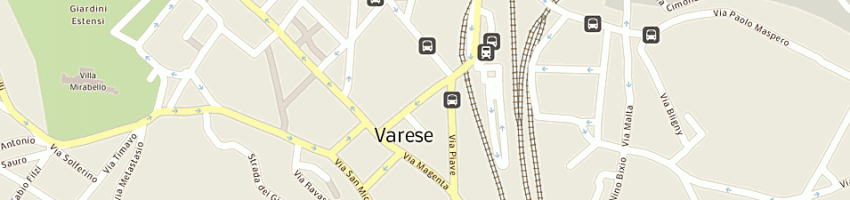 Mappa della impresa capriccio di pizza sas di smeraglia pietro e c a VARESE
