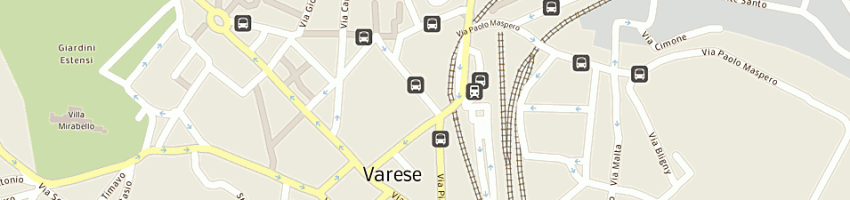 Mappa della impresa elvia service di rita giuseppe e c sas a VARESE