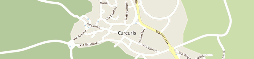 Mappa della impresa comune di curcuris a CURCURIS