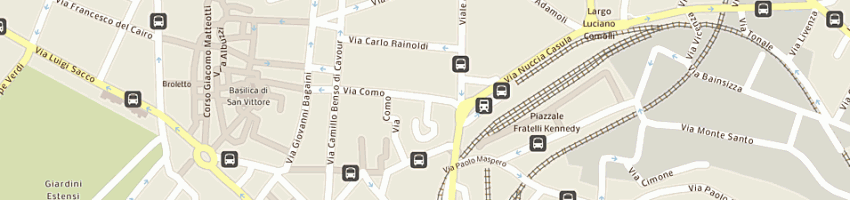 Mappa della impresa bar il cantuccio a VARESE