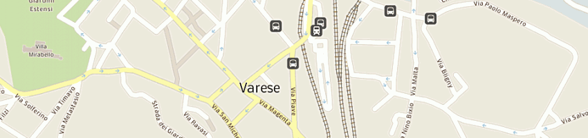 Mappa della impresa milano assicurazioni spa a VARESE